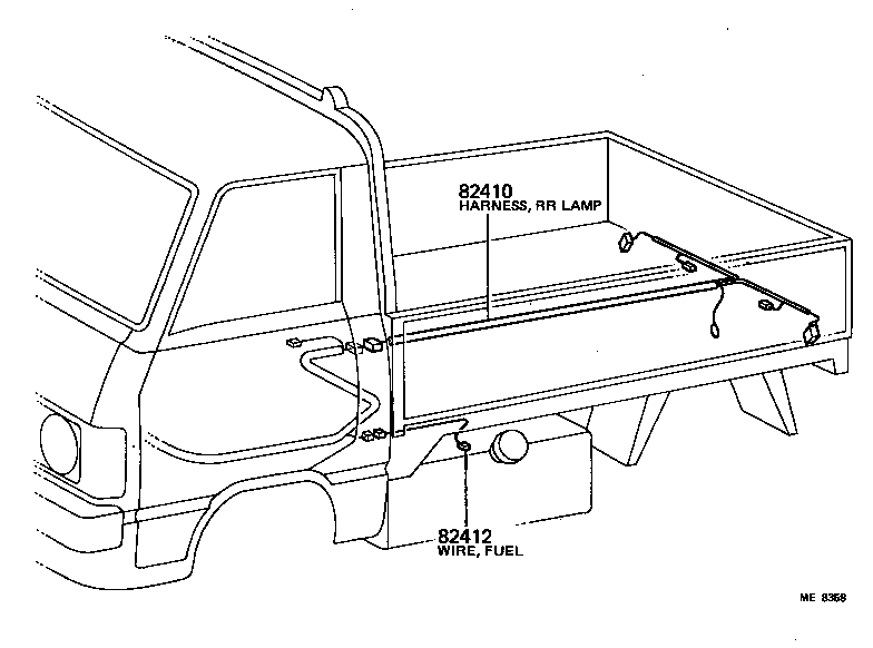  LITE TOWNACE TRUCK |  WIRING CLAMP