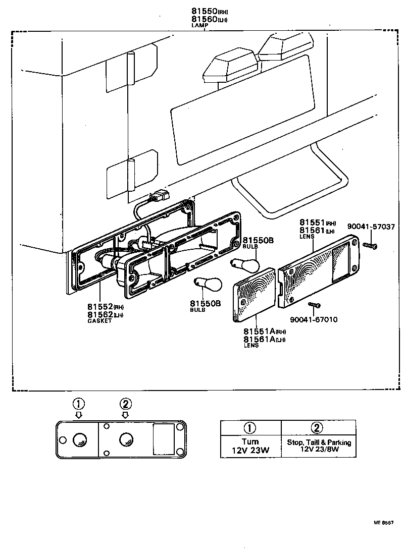  BLIZZARD |  REAR COMBINATION LAMP
