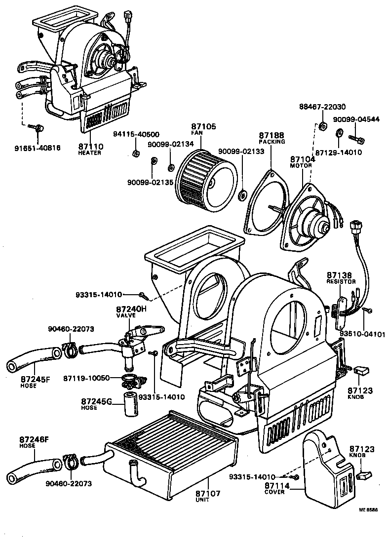  BLIZZARD |  HEATING AIR CONDITIONING HEATER UNIT BLOWER