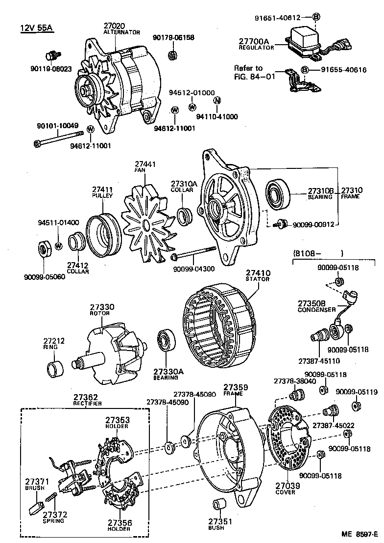  CRESTA |  ALTERNATOR