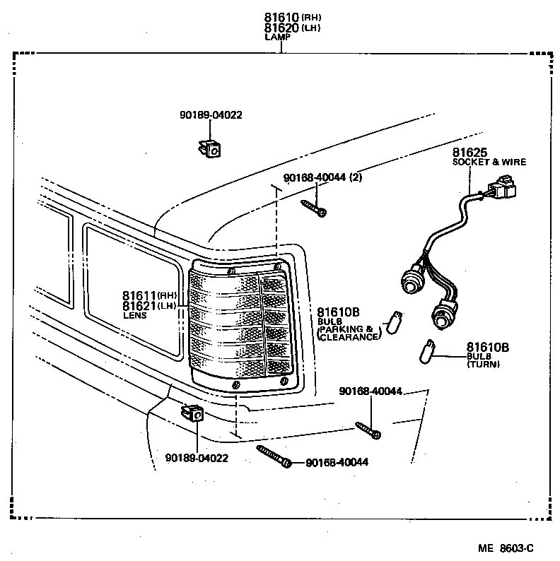  CRESTA |  FRONT CLEARANCE LAMP