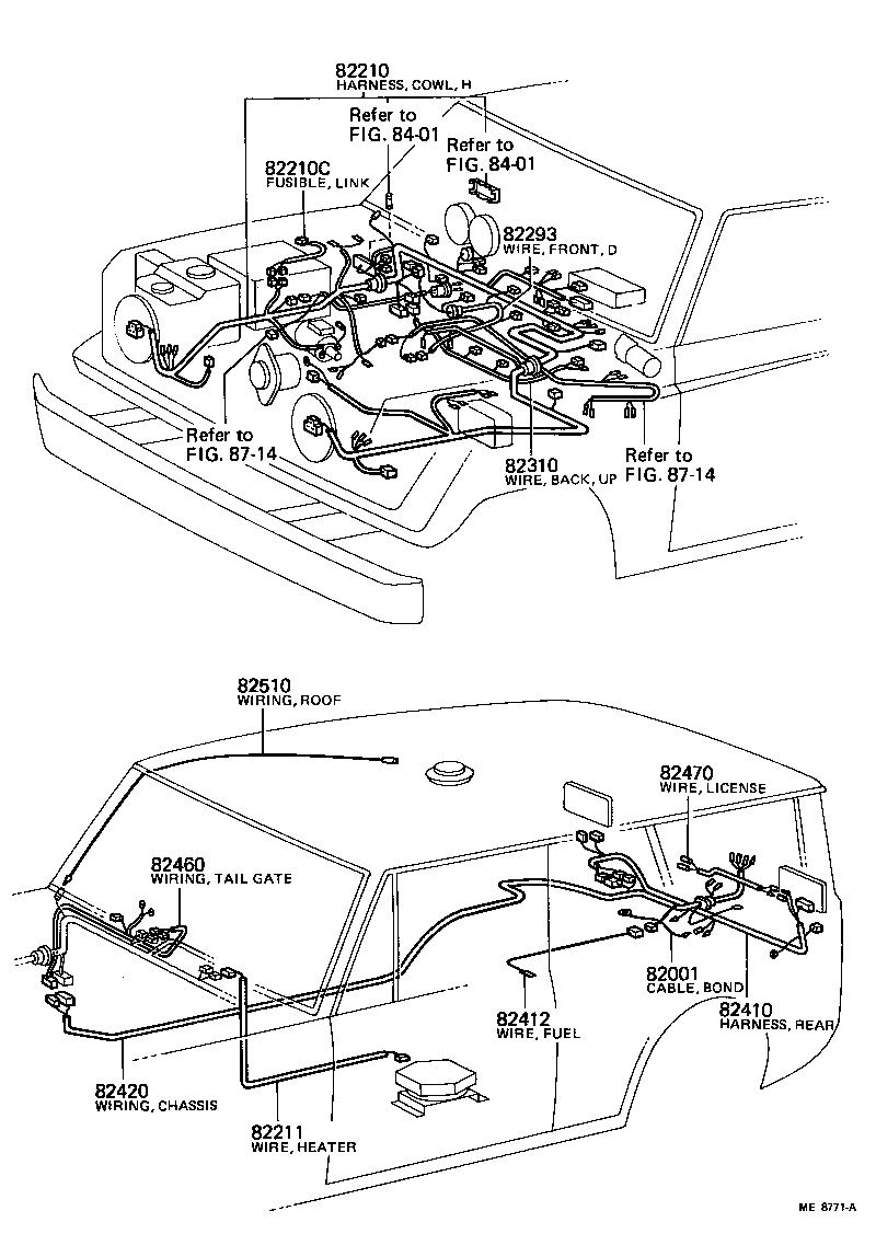  LAND CRUISER VAN |  WIRING CLAMP