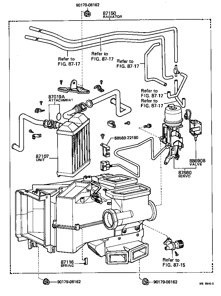 MARK 2 |  HEATING AIR CONDITIONING HEATER UNIT BLOWER