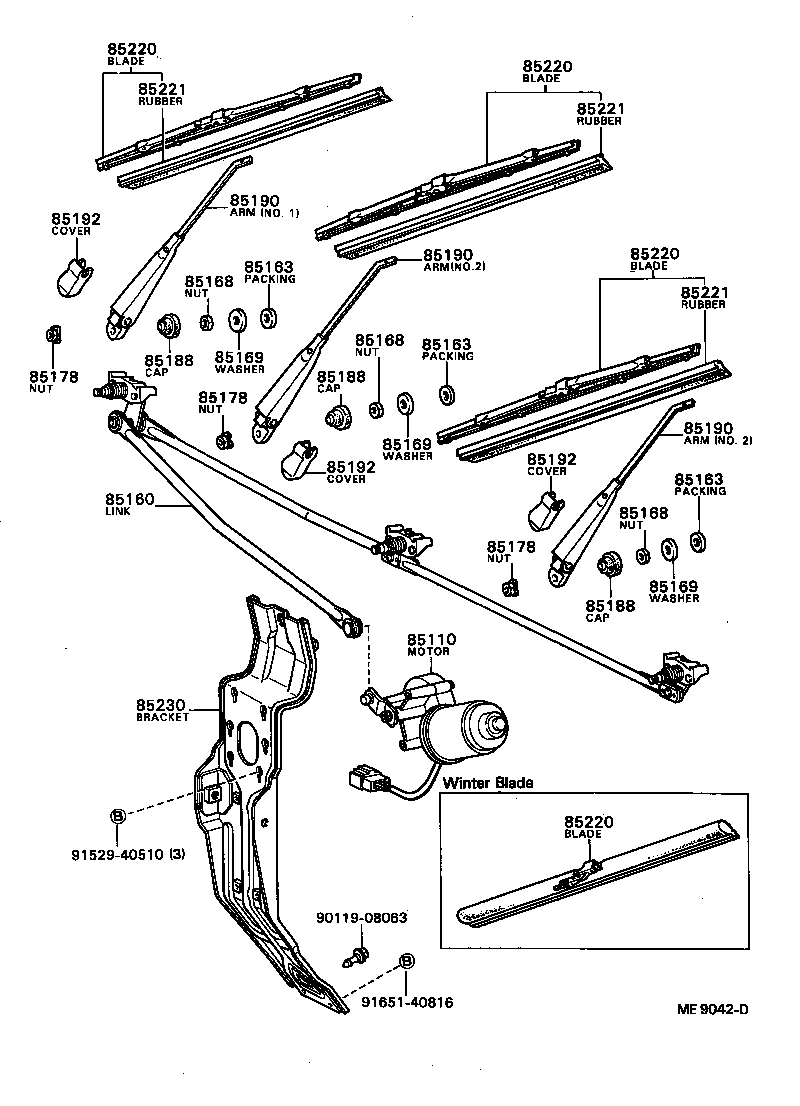  DYNA |  WINDSHIELD WIPER