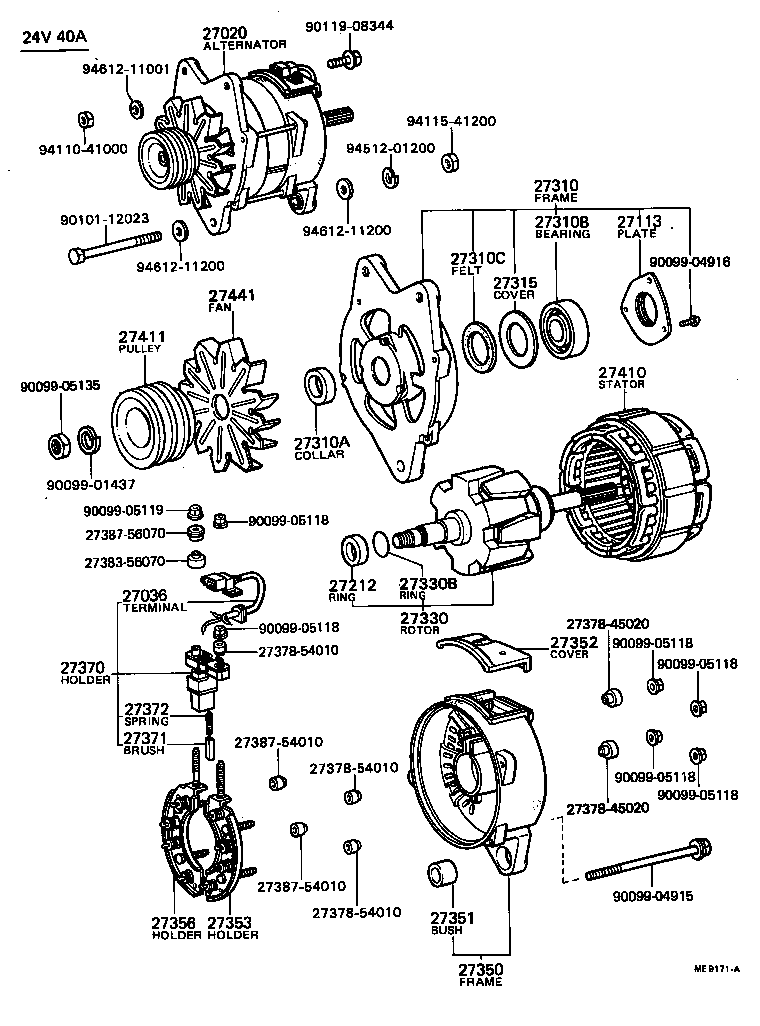  COASTER |  ALTERNATOR