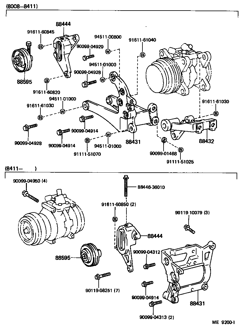  LAND CRUISER VAN |  HEATING AIR CONDITIONING COMPRESSOR