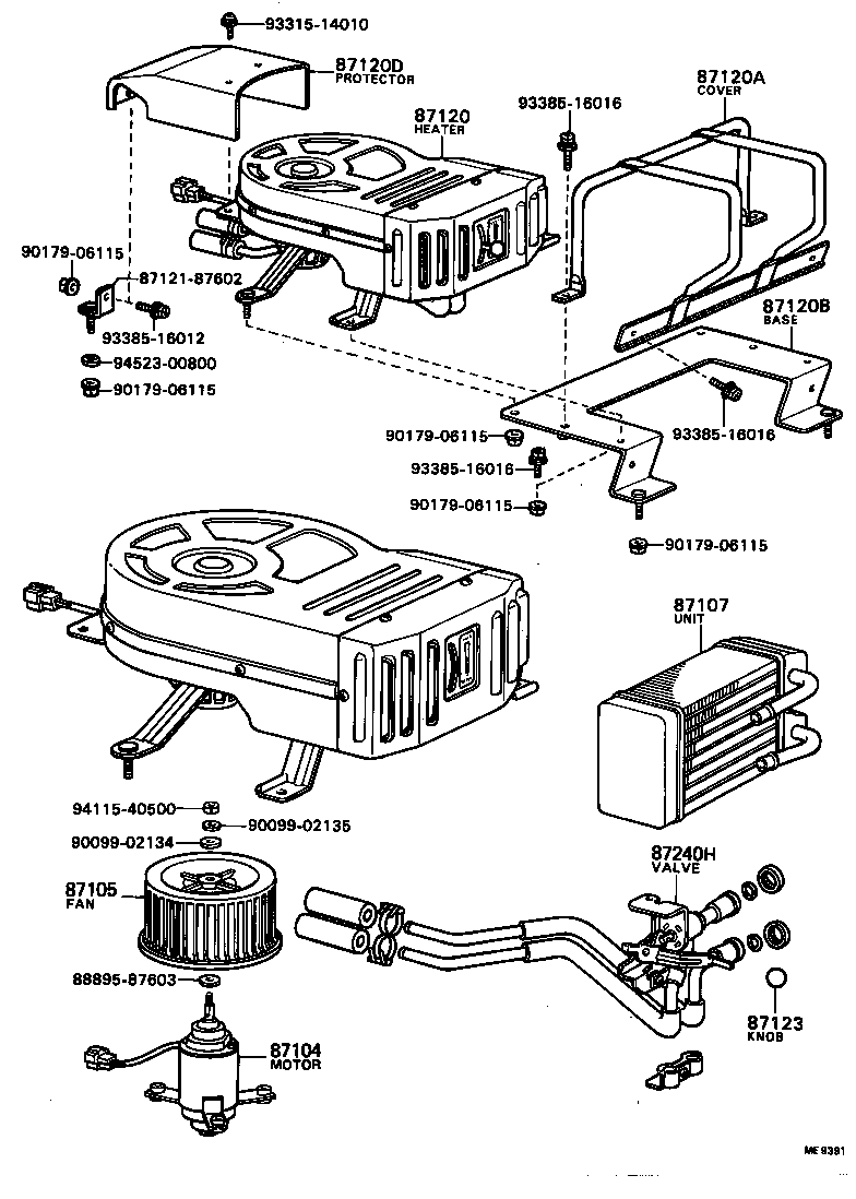  BLIZZARD |  HEATING AIR CONDITIONING HEATER UNIT BLOWER
