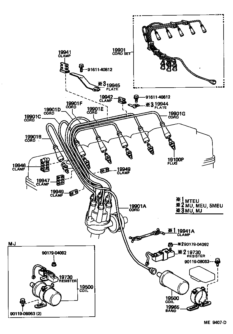  CROWN |  IGNITION COIL SPARK PLUG