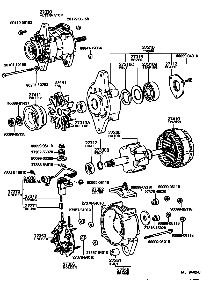  TOYOACE |  ALTERNATOR