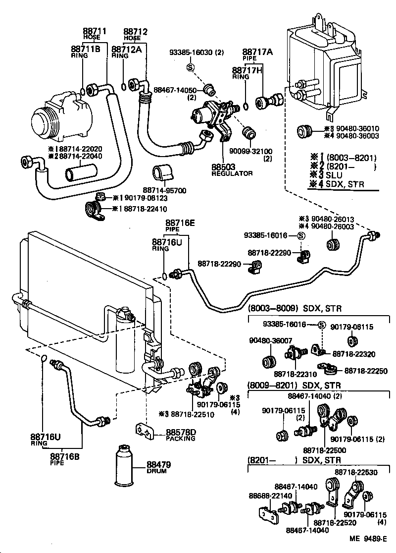 CRESTA |  HEATING AIR CONDITIONING COOLER PIPING