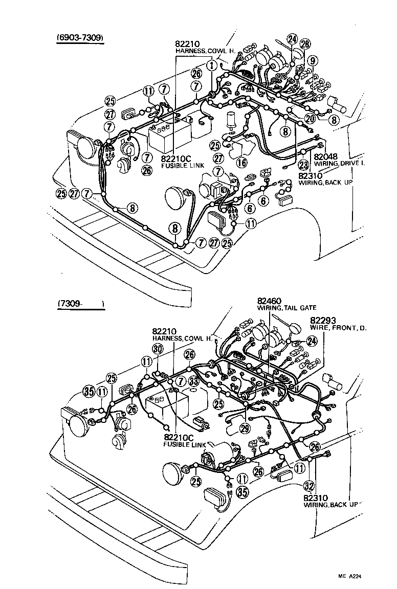  LAND CRUISER VAN |  WIRING CLAMP