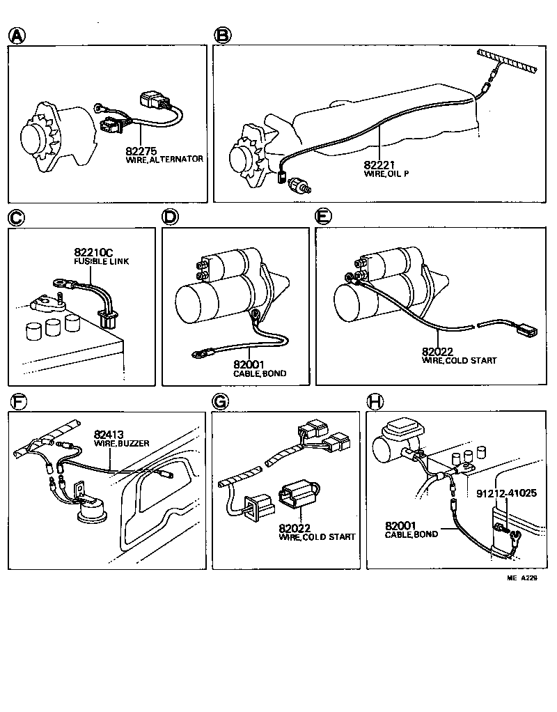  LAND CRUISER VAN |  WIRING CLAMP