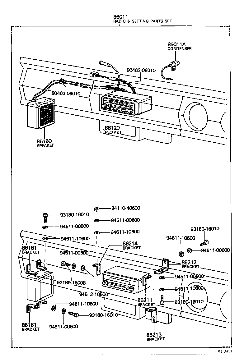  LAND CRUISER VAN |  RADIO RECEIVER AMPLIFIER CONDENSER