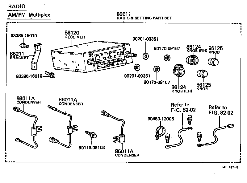  LITE TOWNACE TRUCK |  RADIO RECEIVER AMPLIFIER CONDENSER