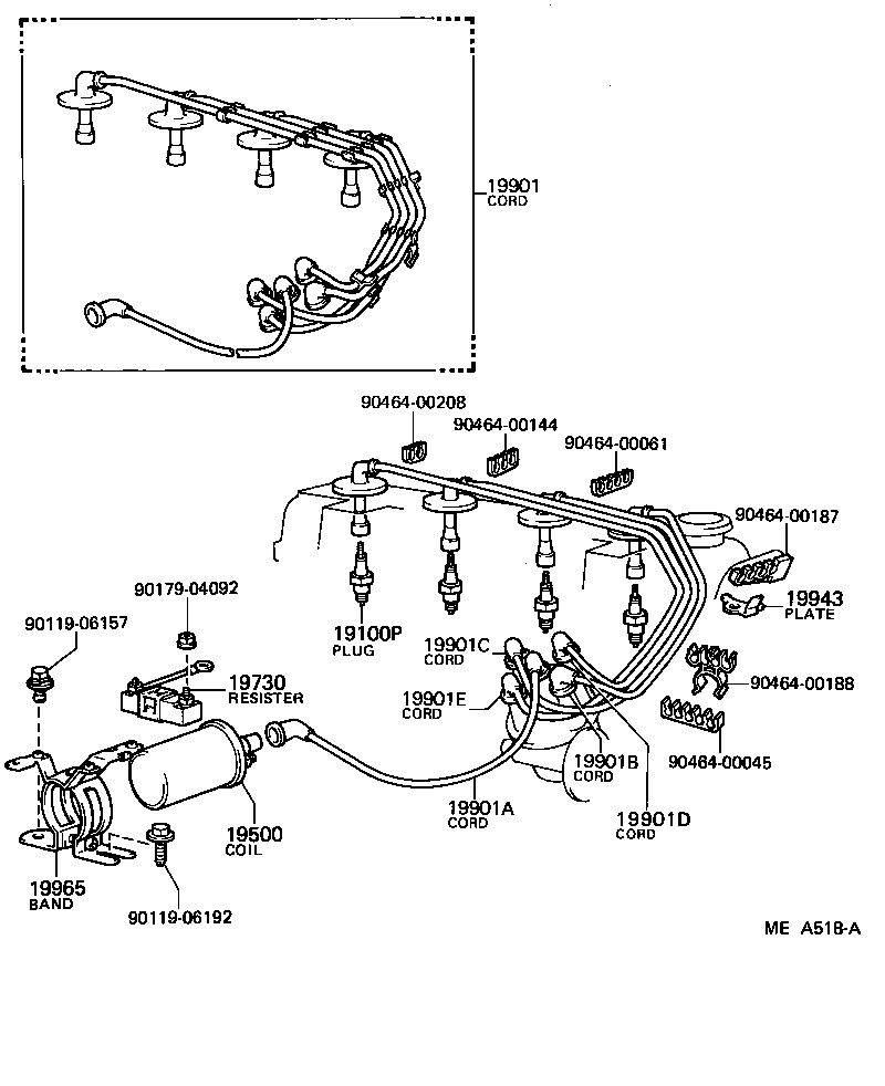  CARINA FR |  IGNITION COIL SPARK PLUG