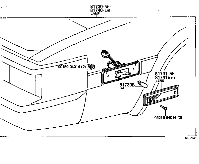  CELICA |  SIDE TURN SIGNAL LAMP OUTER MIRROR LAMP