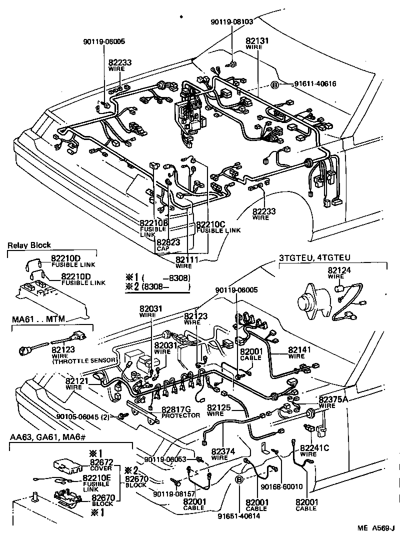  CELICA |  WIRING CLAMP
