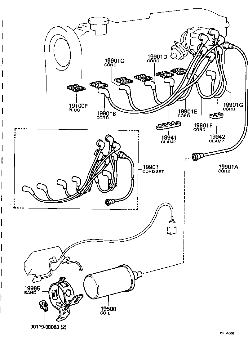  CROWN |  IGNITION COIL SPARK PLUG