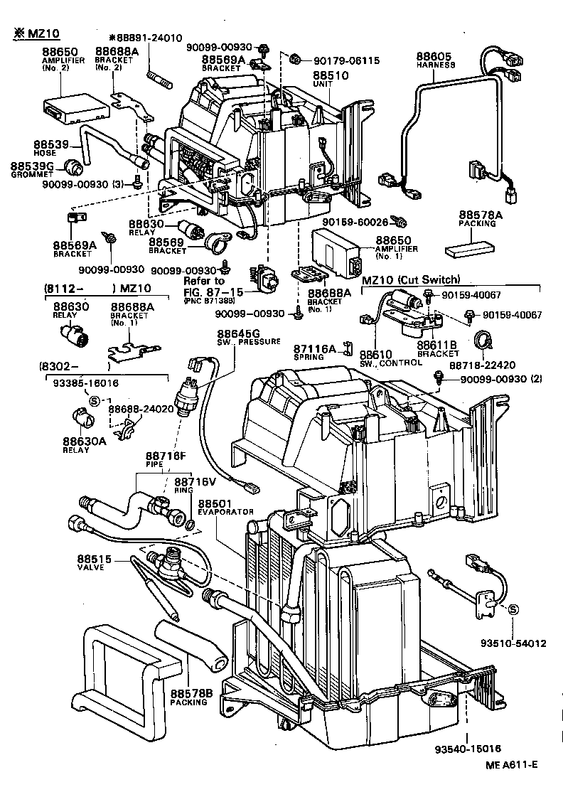  SOARER |  HEATING AIR CONDITIONING COOLER UNIT