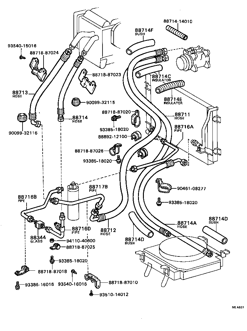 TOWN MASTERACE V WG |  HEATING AIR CONDITIONING COOLER PIPING
