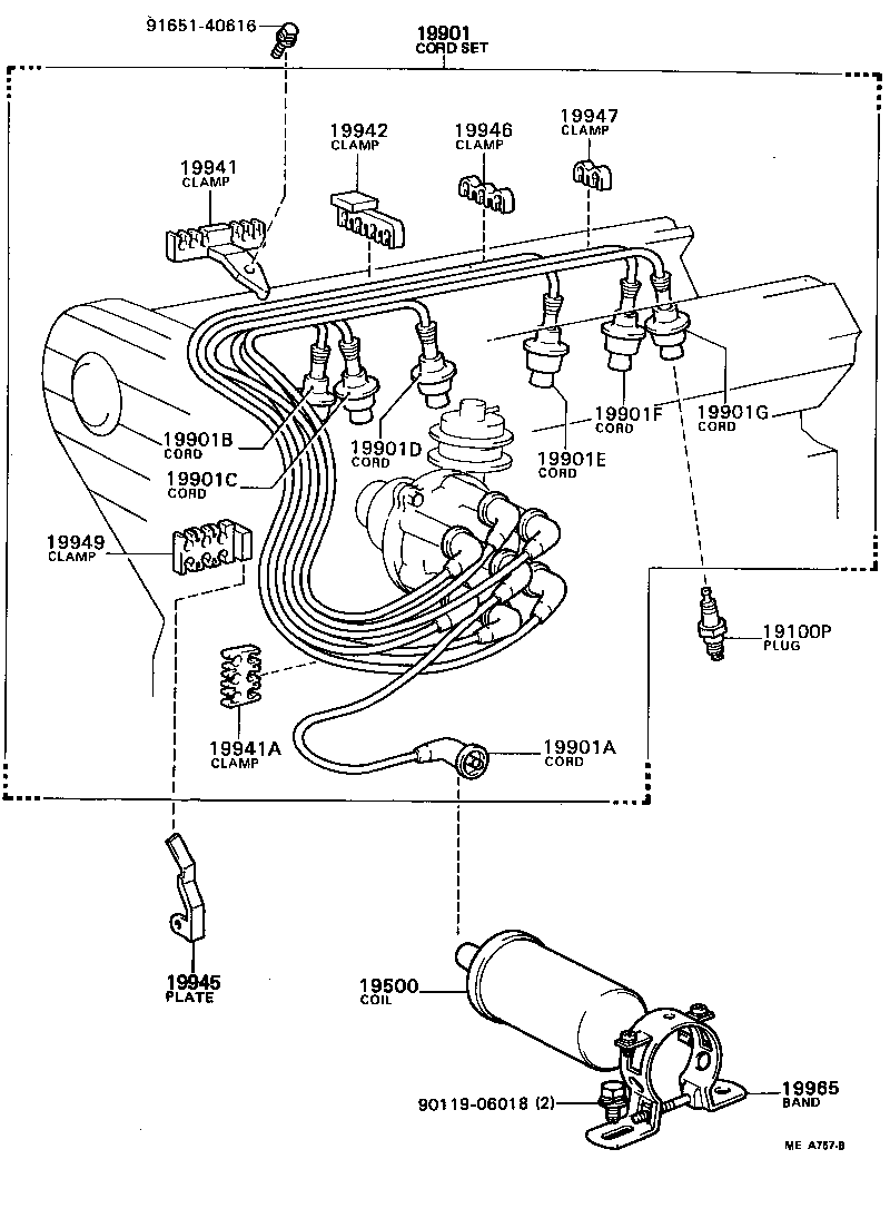  CROWN |  IGNITION COIL SPARK PLUG