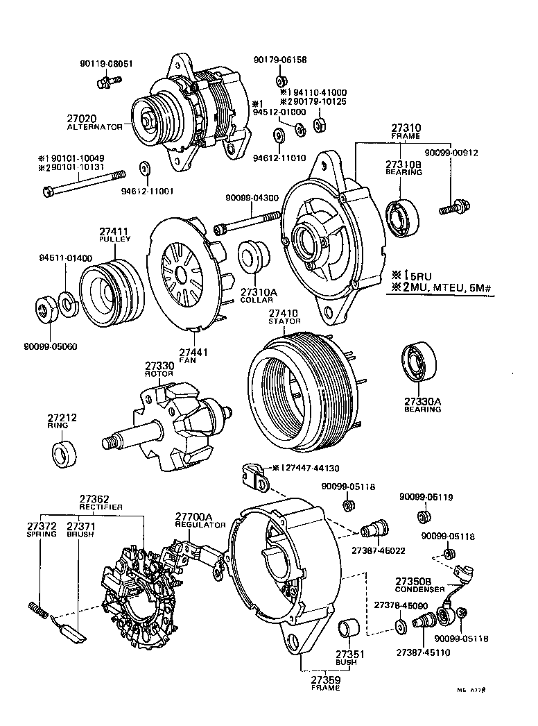  CROWN |  ALTERNATOR