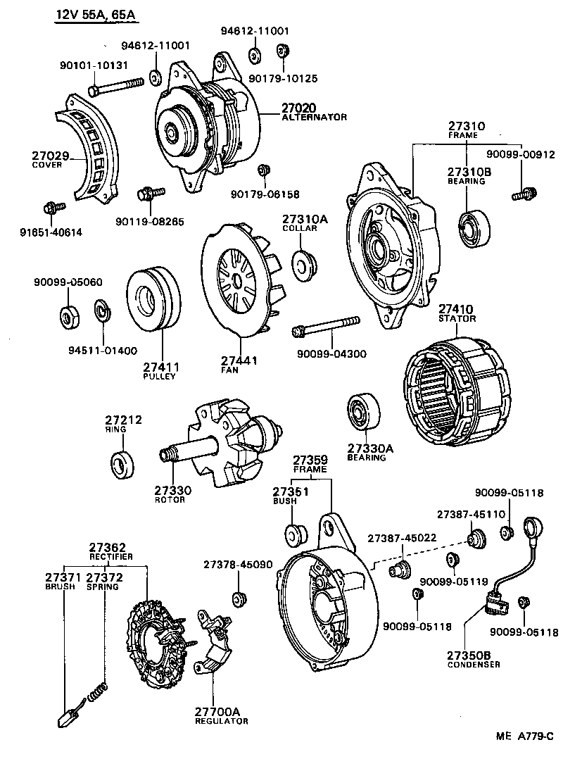  CROWN |  ALTERNATOR