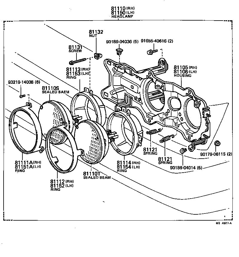  CARINA FR |  HEADLAMP