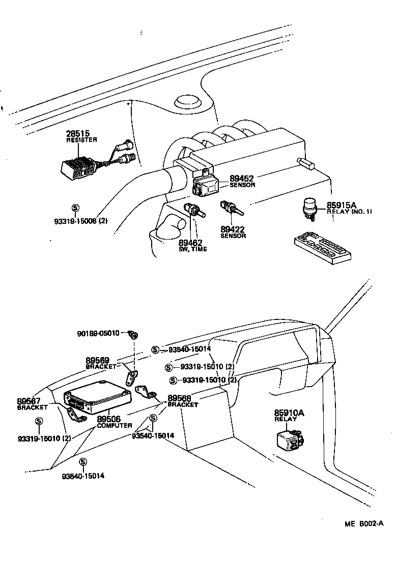 CARINA FR | ELECTRONIC FUEL INJECTION SYSTEM