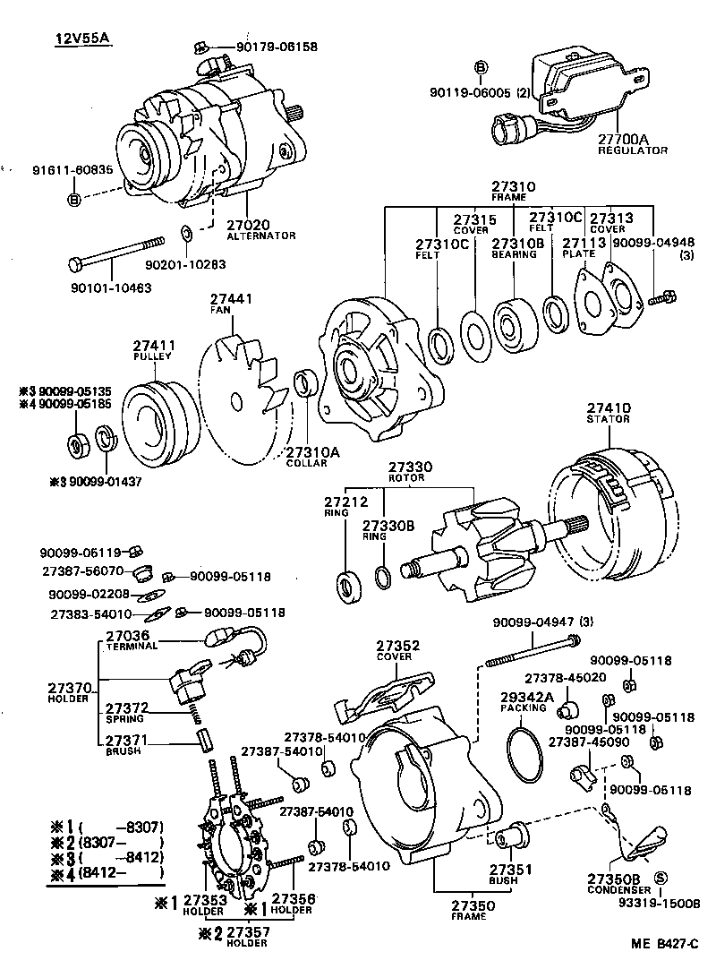  CARINA FR |  ALTERNATOR