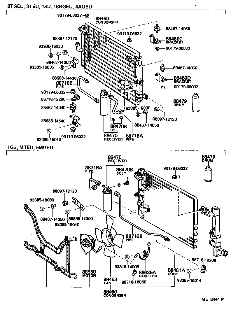  CELICA |  HEATING AIR CONDITIONING COOLER PIPING