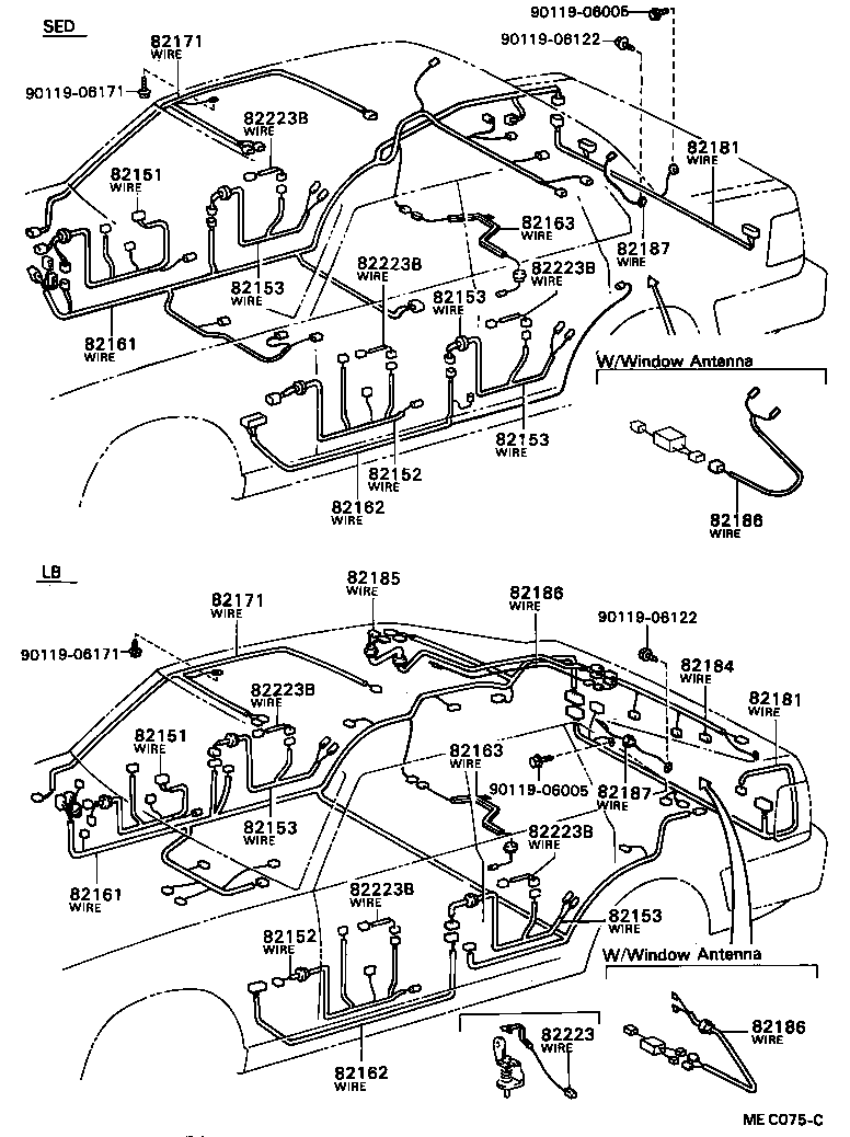  CAMRY VISTA |  WIRING CLAMP