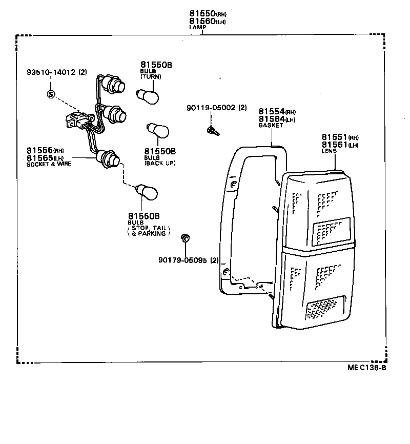  MARK 2 |  REAR COMBINATION LAMP