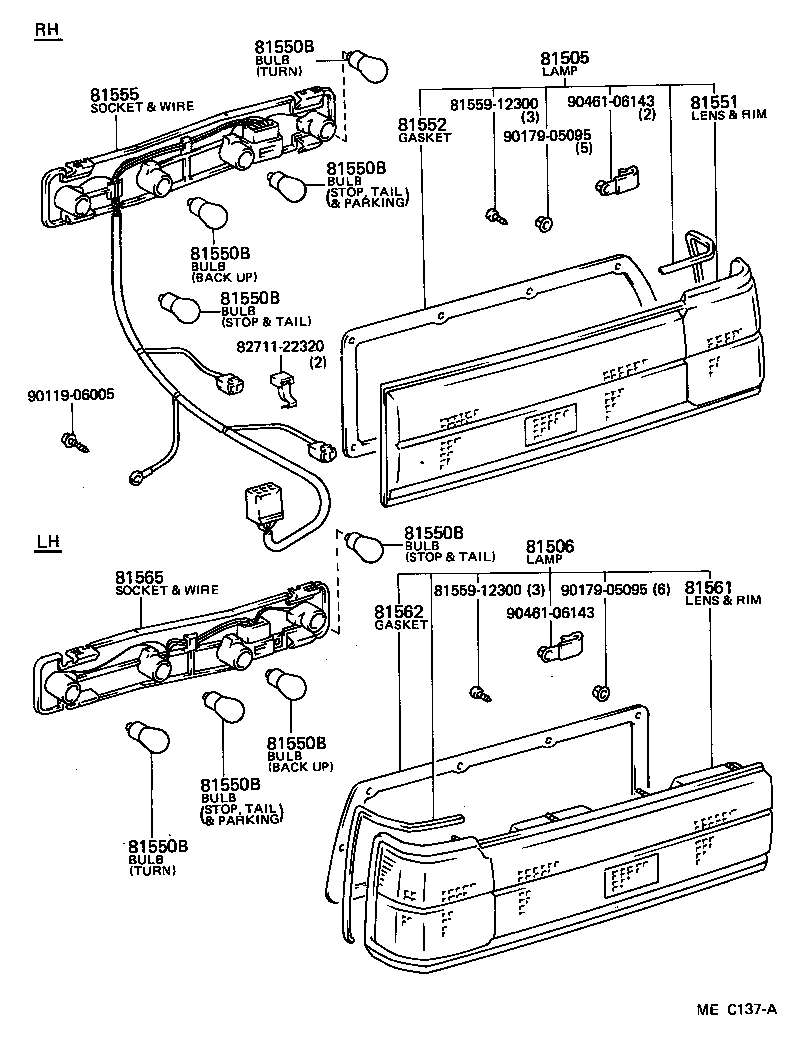  CHASER |  REAR COMBINATION LAMP