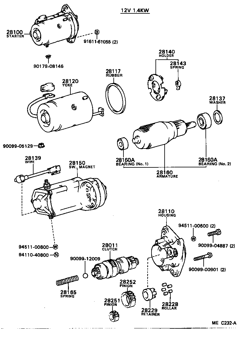  LITE TOWNACE TRUCK |  STARTER