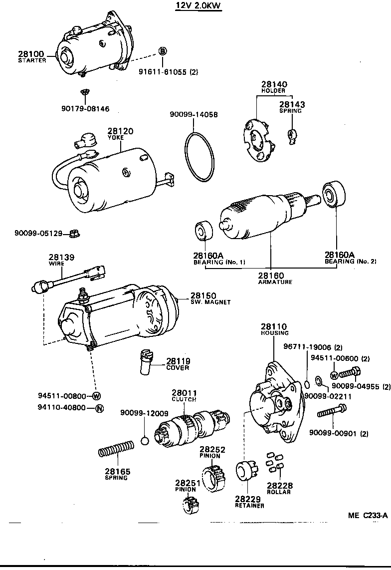  LITE TOWNACE TRUCK |  STARTER