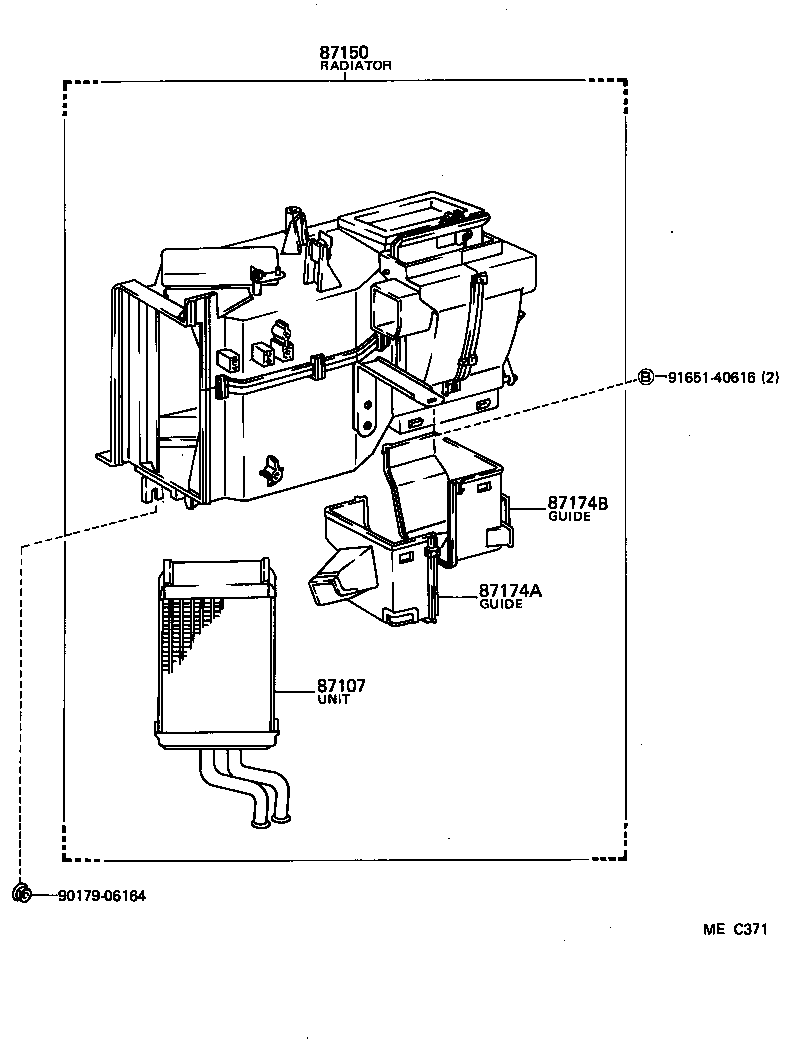  LITE TOWNACE TRUCK |  HEATING AIR CONDITIONING HEATER UNIT BLOWER