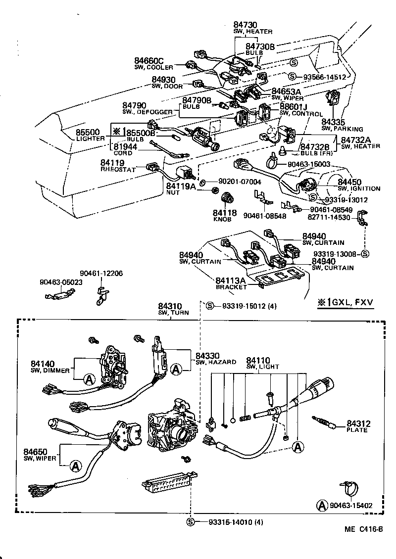  LITE TOWNACE TRUCK |  SWITCH RELAY COMPUTER