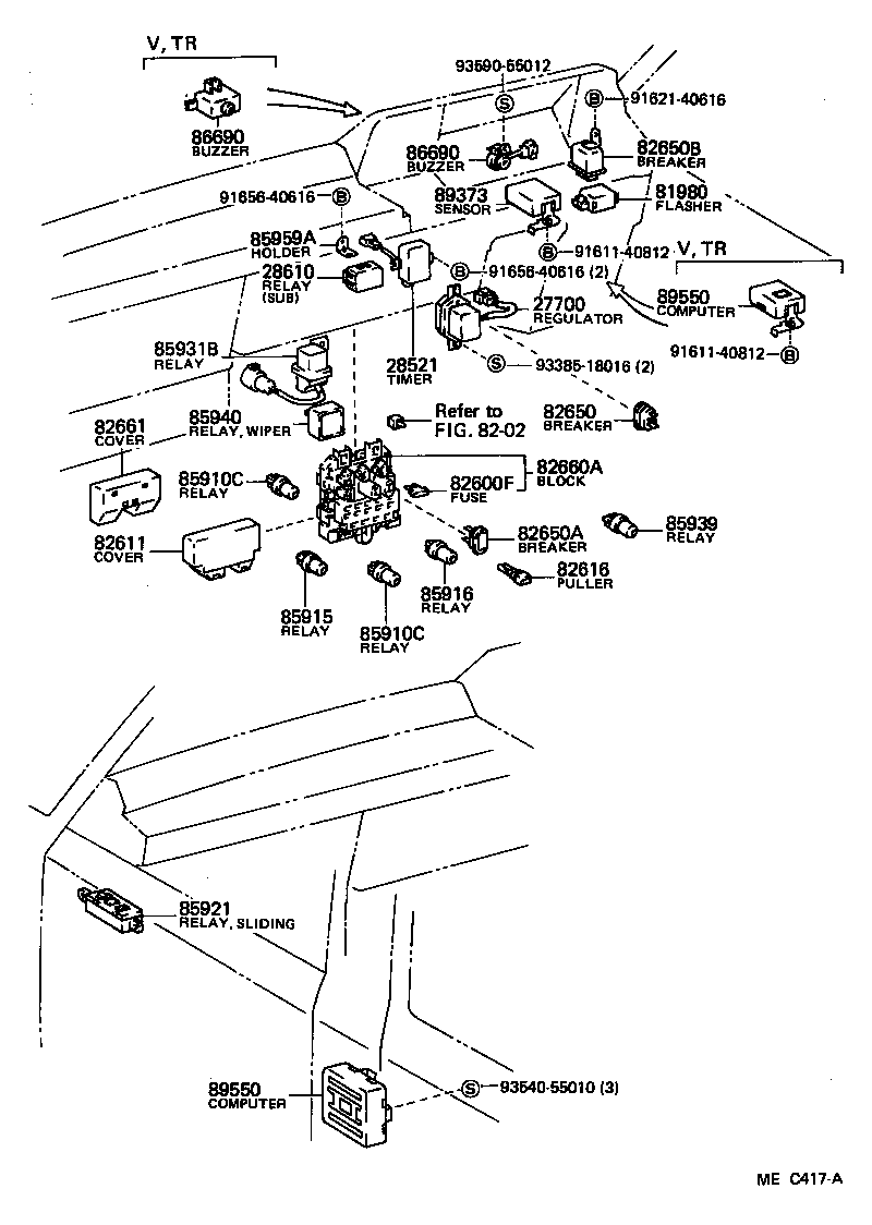  LITE TOWNACE TRUCK |  SWITCH RELAY COMPUTER
