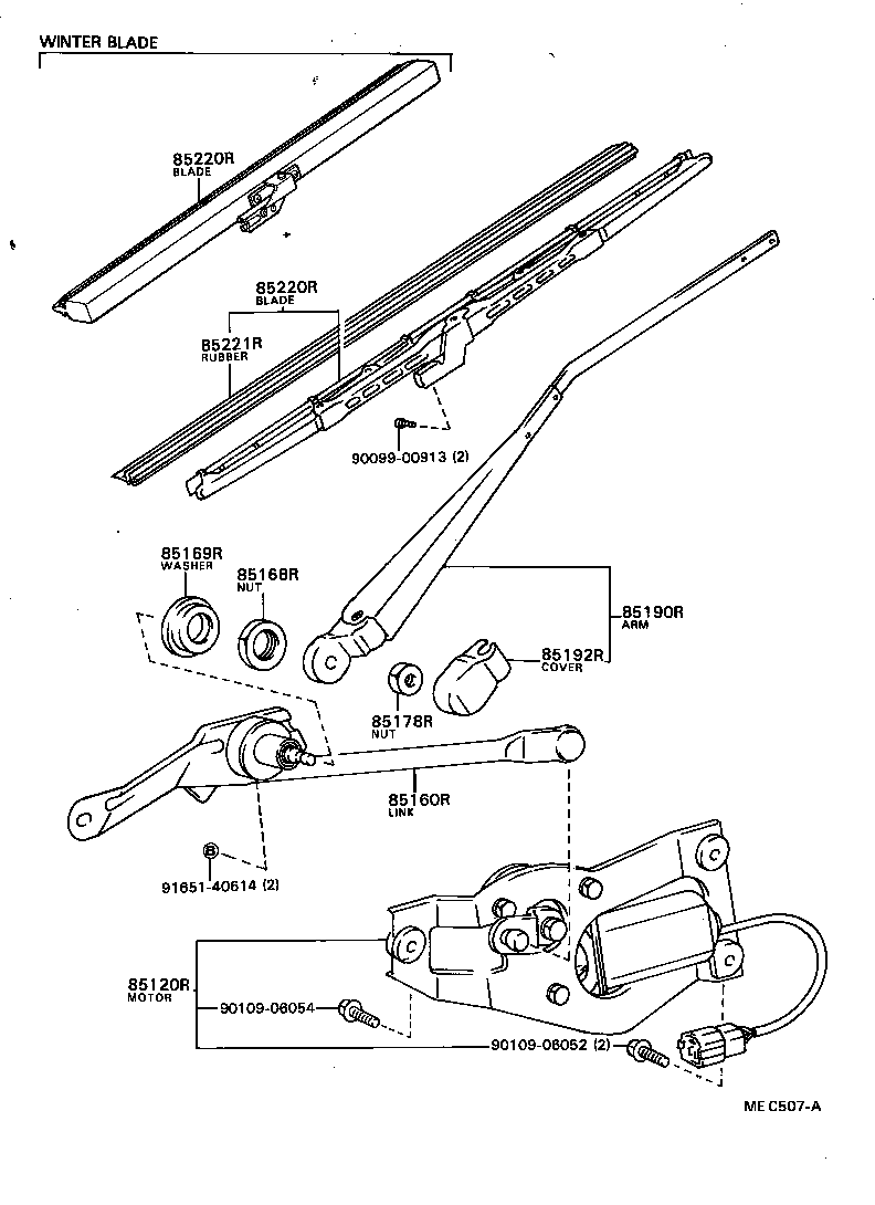  TOWN MASTERACE V WG |  REAR WIPER