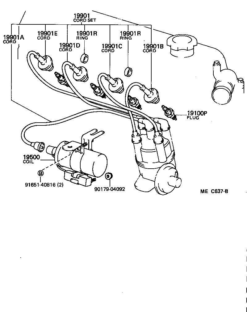  HIACE VAN WAGON |  IGNITION COIL SPARK PLUG