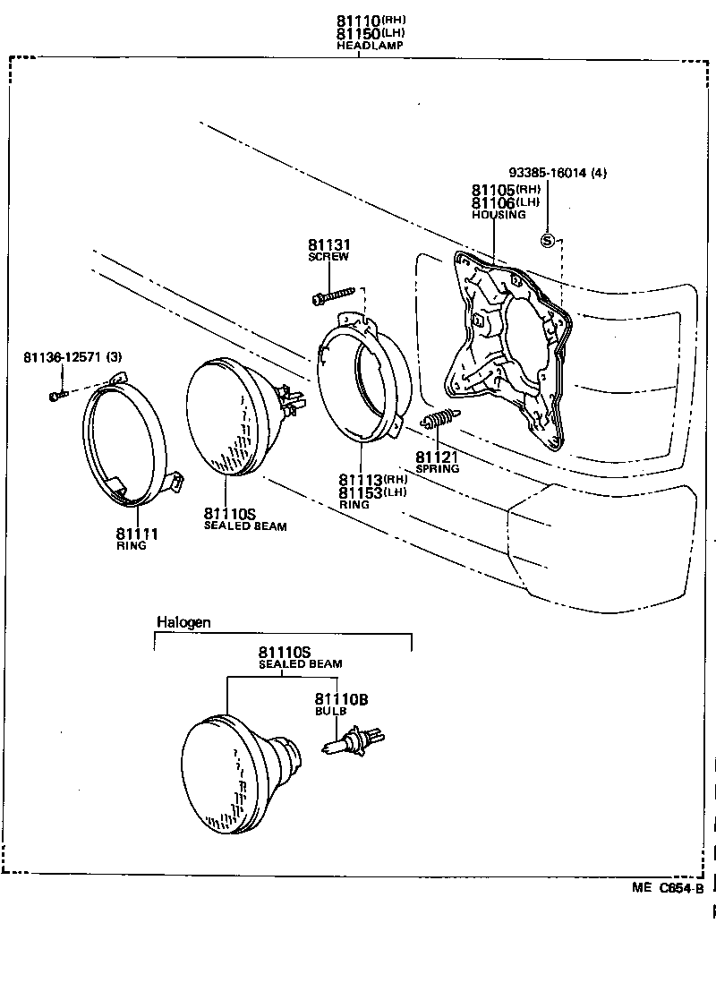  HIACE VAN WAGON |  HEADLAMP