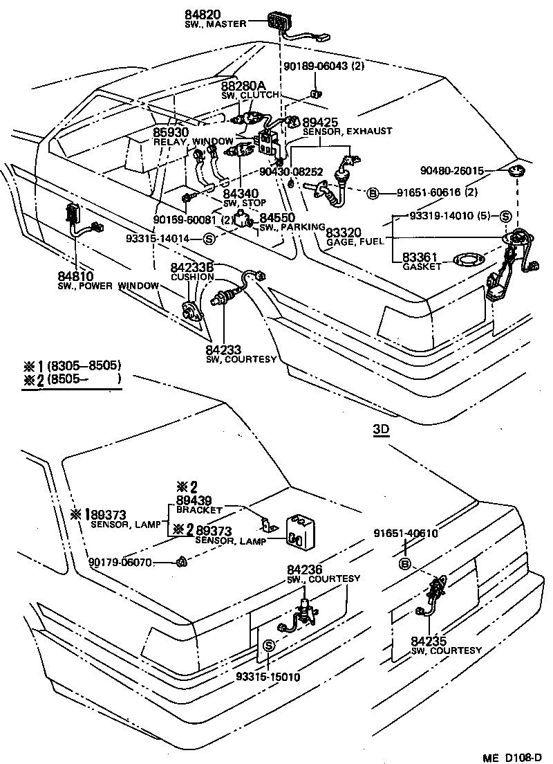  SPRINTER TRUENO |  SWITCH RELAY COMPUTER