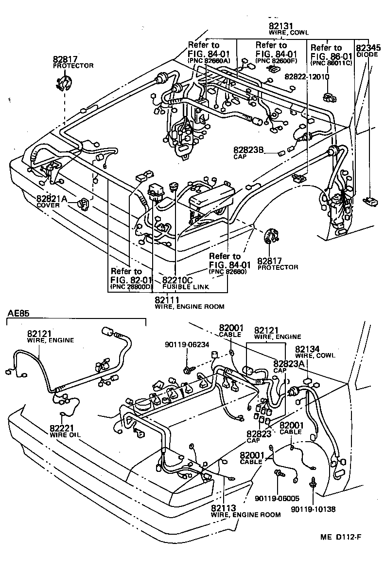  SPRINTER TRUENO |  WIRING CLAMP