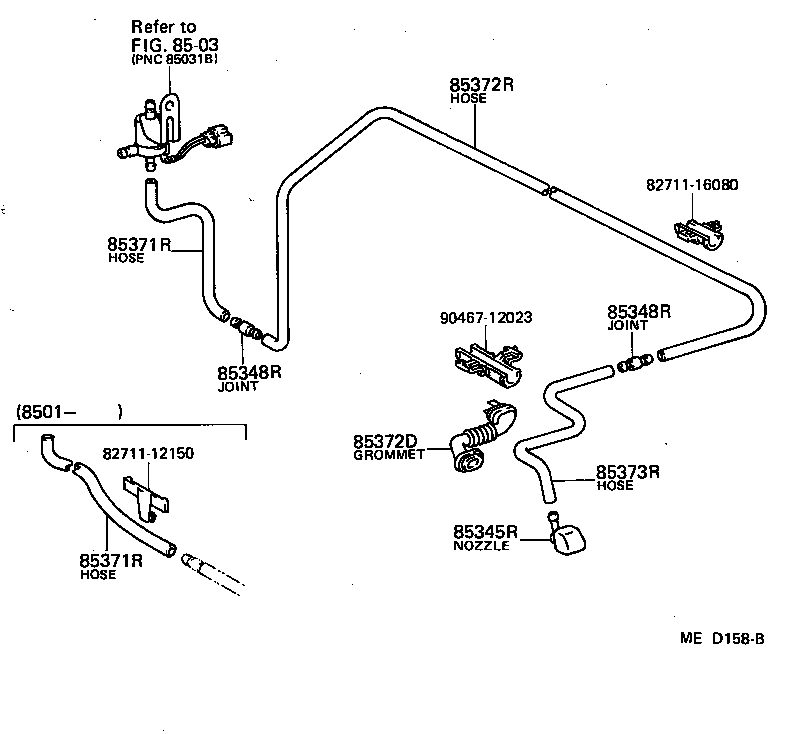  SPRINTER TRUENO |  REAR WASHER