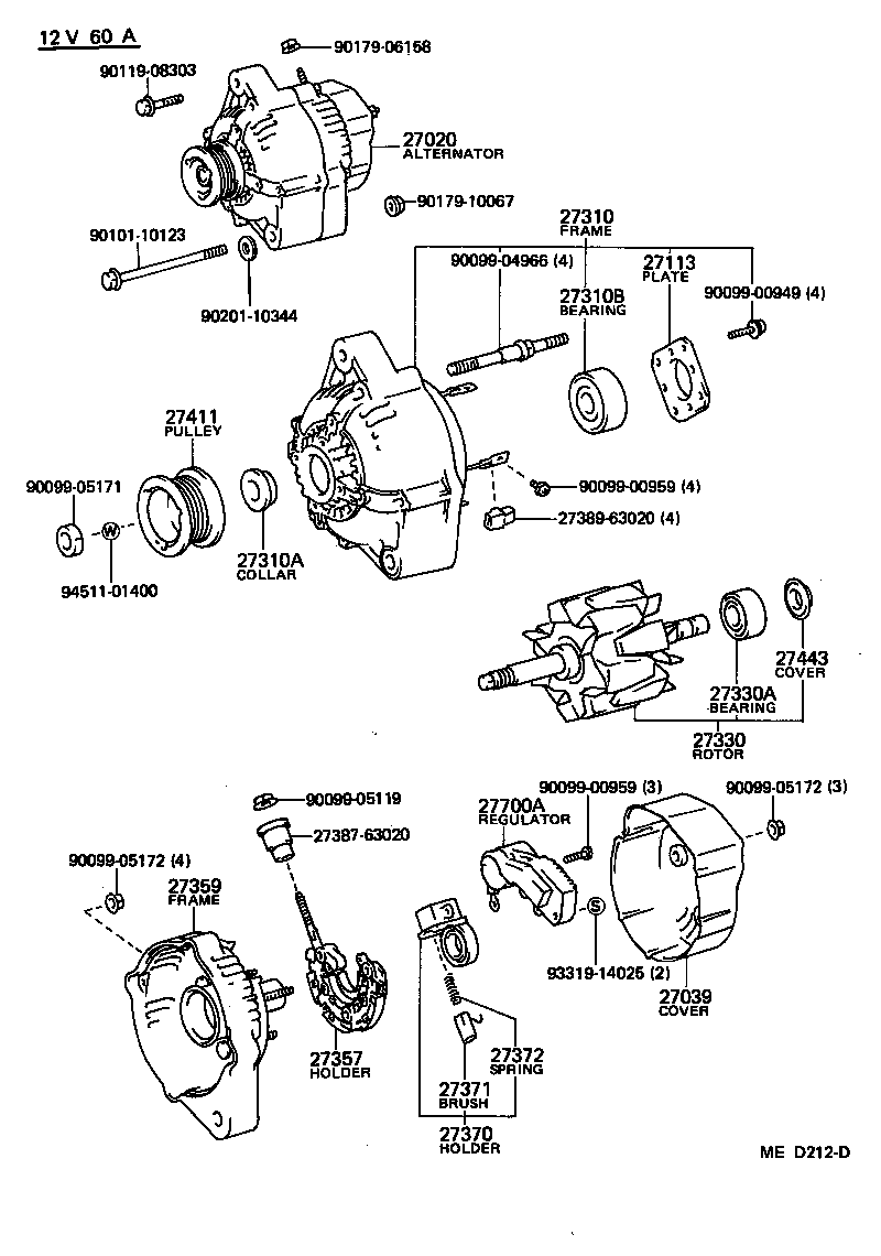  CARINA FR |  ALTERNATOR