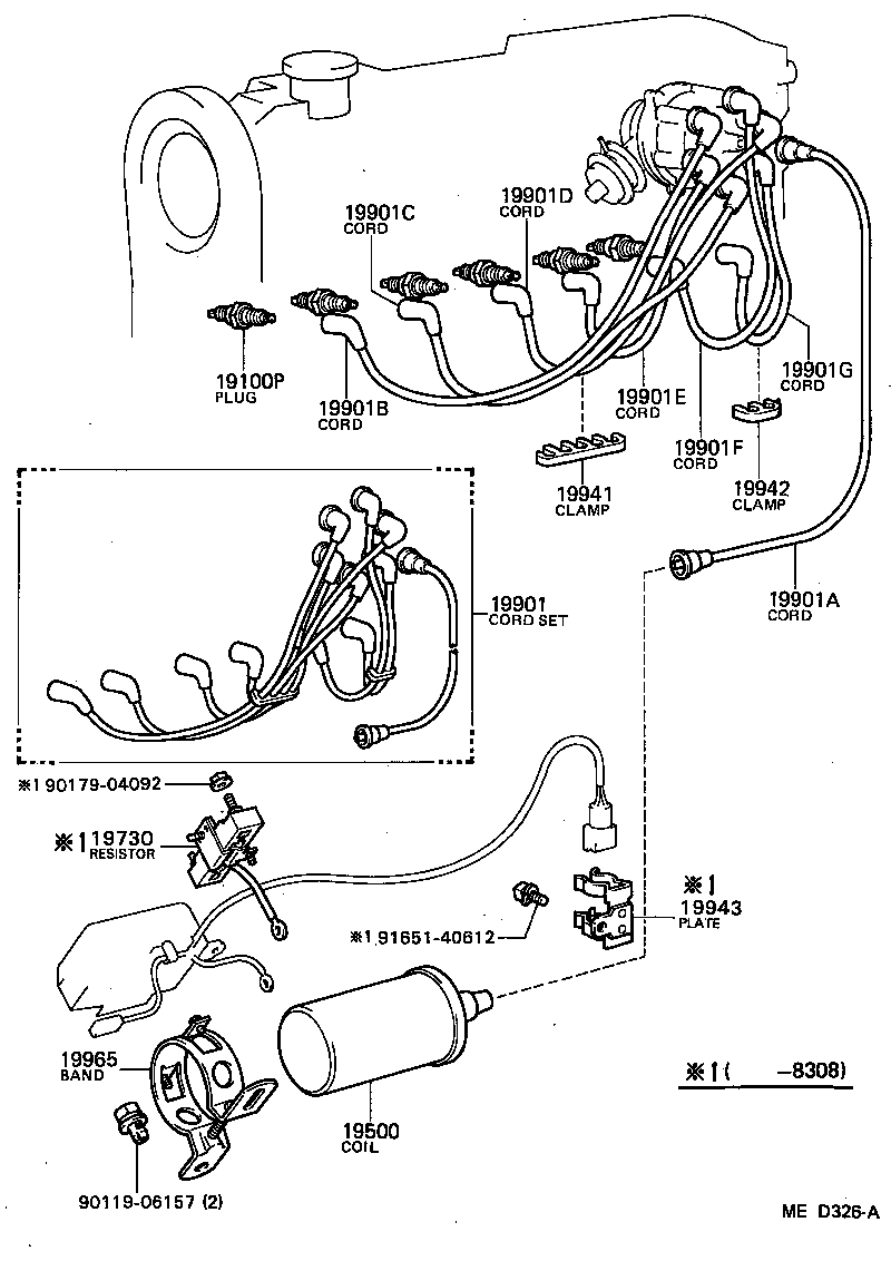  CELICA |  IGNITION COIL SPARK PLUG