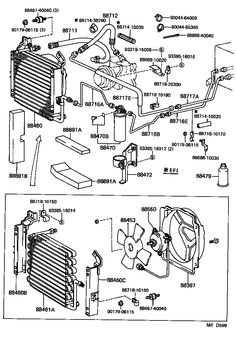  STARLET |  HEATING AIR CONDITIONING COOLER PIPING