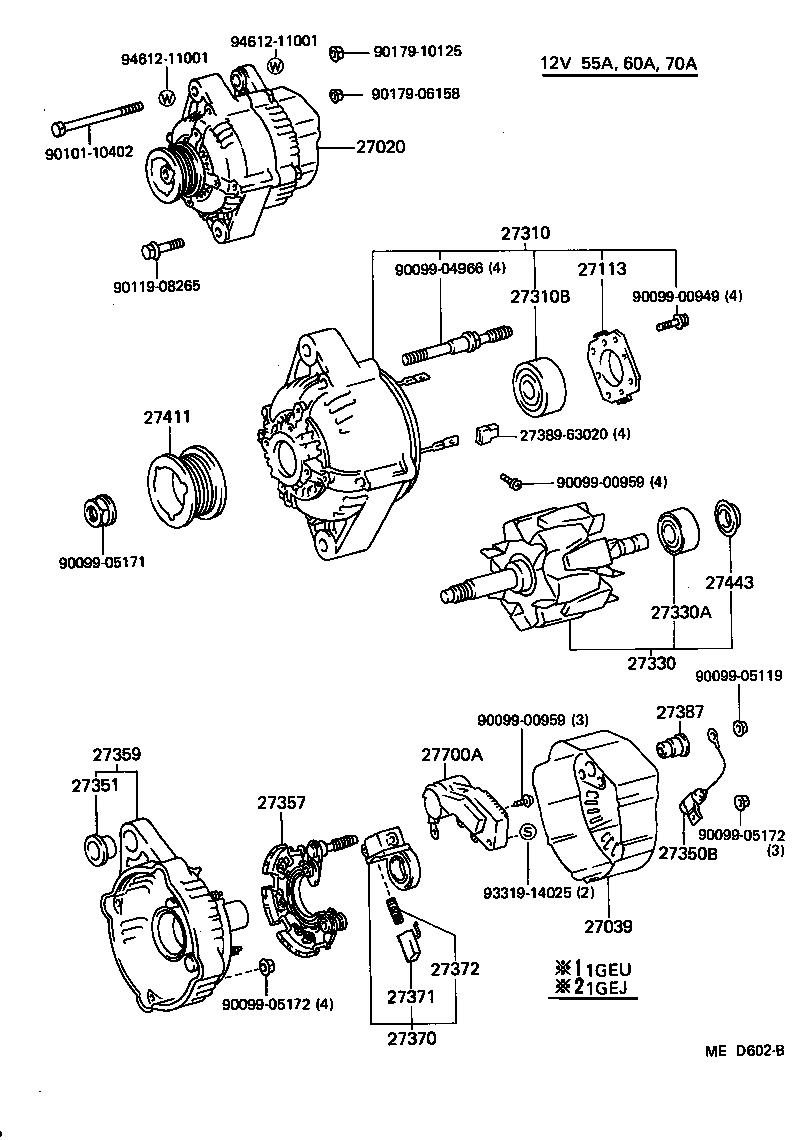  CROWN |  ALTERNATOR