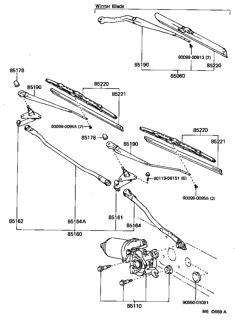  CROWN |  WINDSHIELD WIPER